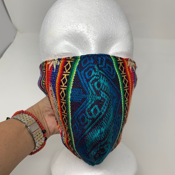 Aztec Bohemian Multi-color Face Mask Soft Comfortable Interior‎ - Picture 2 of 5